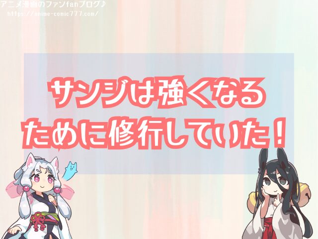 サンジ 改造人間 人造人間 悪魔の実なしで強すぎるのはなぜ