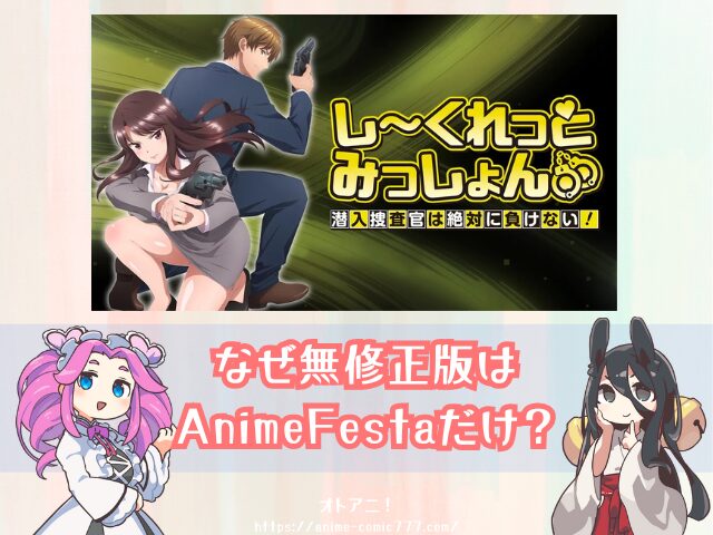 しーくれっとみっしょん　無修正版　規制解除版　どこで見れる　プレミアム版　オンエア版　違い